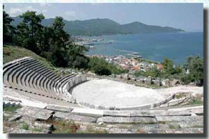 The ancient theater of Limenas Thassos